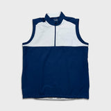 Adidas Golf Vest Mens Large Blue 1/4 Zip Lightweight Sportswear Jacket
