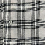 Dickies Shirt Mens Large Gray Plaid Flannel Workwear Long Sleeve Button Up