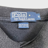 Vintage 90s Polo Ralph Lauren Shirt Mens Medium Black Preppy Pony Casual Tee