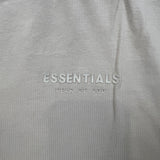 Fear of God Essentials T Shirt Mens XL Gray Rubberized Logo Short Sleeve Tee