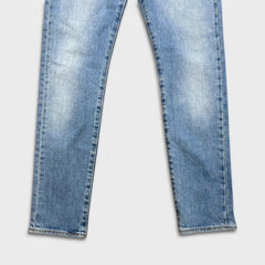 Levi's 501 S Jeans Womens 31x30 Blue Skinny Taper Leg Light Wash Faded Denim Pants
