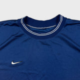 Vintage 90s Nike Team Sports T Shirt Mens XL Blue Swoosh USA Athletic Tee