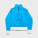 Lululemon Run Track Attack Top Womens Size 2 Blue Full Zip Lightweight Sportswear