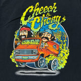 Liquid Blue Cheech & Chong T Shirt Mens Large Black Short Sleeve Movie Tee