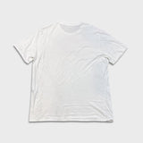 Karl Lagerfeld Paris T Shirt Mens XL White Ikonik Avatar Logo Distressed Tee