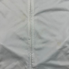 Adidas Sweatshirt Mens Medium White Essentials 3 Stripe Full Zip Tracksuit Top