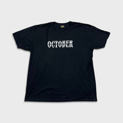 October's Very Own T Shirt Mens 2XL Black OVO October Spell Out Graphic Tee