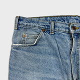 Vintage 90s Levi's 619 Jeans Mens 37x32 Blue Light Wash Orange Tab Faded Denim Pants