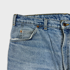 Vintage 90s Levi's 619 Jeans Mens 37x32 Blue Light Wash Orange Tab Faded Denim Pants