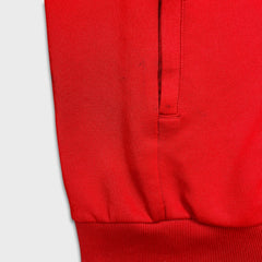 Adidas Original Track Top Mens XL Red 3 Stripe Trefoil Full Zip Tracksuit