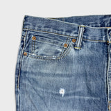 Levi's 541 Jeans Mens 36x30 Blue Athletic Taper Light Wash Distressed Denim Pants
