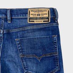 Diesel Industry Jeans Mens 34x33 Blue Medium Wash Stretch Slim Straight Denim Pants