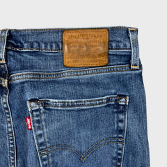 Levi's 512 Jeans Mens 34x32 Blue Slim Taper Leg Medium Wash Mid Rise Stretch Denim Pants