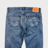 Levi's 505 Jeans Mens 34x30 Blue Regular Fit Straight Leg Medium Wash Denim Pants