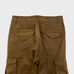 Simons Pants Mens 32x28 Brown Stretch Utility Taper Leg Cargo
