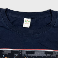 Vintage New York Yankees T Shirt Mens Large Blue Funny MLB Baseball Tee