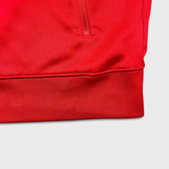 Nike Sportswear N98 Tribute Tack Top Mens Large Red Full Zip Sweatshirt