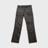 G-Star Raw Pants Mens 32x32 Gray Rovic Zip Straight Faded Wash Cargo Utility Trouser