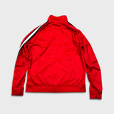 Nike Sportswear N98 Tribute Tack Top Mens Large Red Full Zip Sweatshirt