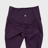 Lululemon Align Pant Womens Size 4 Purple High Rise Yoga Pilates Mesh Leggings