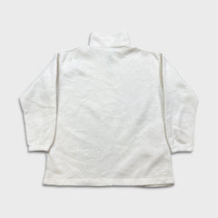 Vintage 90s Polo Sport Ralph Lauren Fleece Mens XL White USA 1/4 Zip Jacket