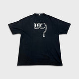 Vintage Y2K Problem Solved T Shirt Mens XL Black Sun Faded Novelty Funny Tee