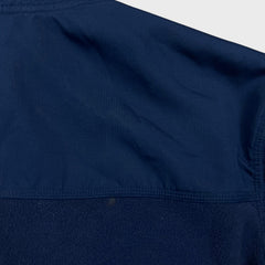 Vintage 90s Starter Fleece Mens Medium Blue Sportswear Full Zip Jacket