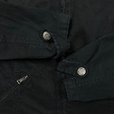 Lauren Ralph Lauren Jeans Denim Jacket Womens Medium Black Full Zip Trucker