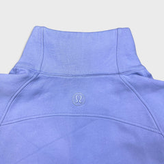Lululemon Scuba Oversized Funnel-Neck 1/2 Zip Womens XL Purple Yoga Sweatshirt
