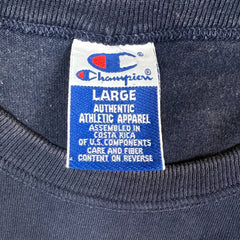 Vintage 90s Harvard Law Champion T Shirt Mens Large Blue Faded University Tee