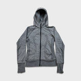 Lululemon Scuba Hoodie Womens Size 4 Gray Full Zip Sports Hooded Sweater