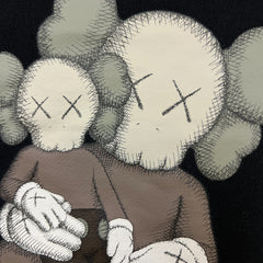 FW23 KAWS x Uniqlo Companion Sweatshirt Mens Large Black Pullover