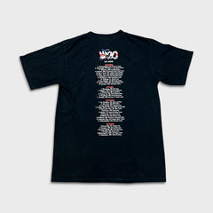Vintage 2006 The Who T Shirt Mens Medium Black World Tour Double Sided Band Tee