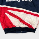 Vintage 90s Jeff Hamilton NASCAR Jacket Large USA Dale Jarret Ford Racing Quality Care