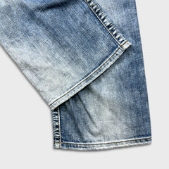 Silver Jeans Co. Zac Mens 34x32 Blue Relaxed Fit Straight Leg Light Wash Denim Pants