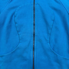 Lululemon Scuba Hoodie Womens Size 10 Blue Full Zip Sports Hooded Sweater