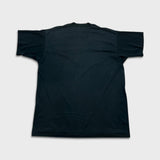 Vintage 90s Grizzly Bear Waterfall T Shirt Mens XL Black Nature Faded Animal Tee