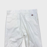 Dickies 874 Pants Mens 36x32 White Original Fit Workwear Casual Chino Trousers