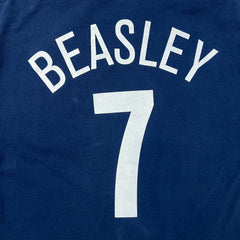 Vintage Y2K Nike DaMarcus Beasley #7 T Shirt Mens XL Blue Team USA Soccer Tee