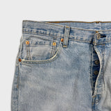 Levi's 501 '93 Jeans Mens 33x27 Blue Original Fit Tapered Leg Light Wash Denim Pants