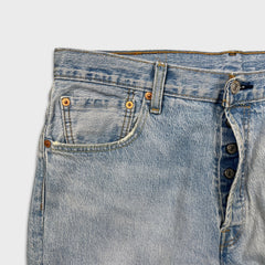 Levi's 501 '93 Jeans Mens 33x27 Blue Original Fit Tapered Leg Light Wash Denim Pants