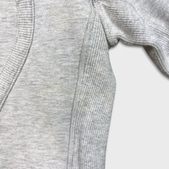 Lululemon Scuba Hoodie Womens Size 4 Gray Full Zip Sports Hooded Sweater