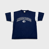 Vintage 90s Toronto Maple Leafs T Shirt Mens XL Blue Sports NHL Hockey Tee