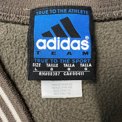 Vintage 90s Adidas Fleece Mens Large Brown Tampa Bay Buccaneers NFL Football Jacket