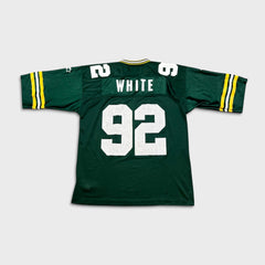 Vintage 90s Starter Green Bay Packers Reggie White #92 Jersey Mens Large Green NFL