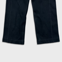 Lululemon Sweatpants Womens Size 8 Black Wide Leg Relaxed