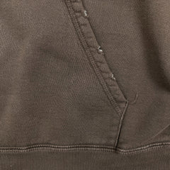 Vintage Redwood Classic Blank Hoodie Mens Large Brown Faded 90s Hooded Sweatshirt