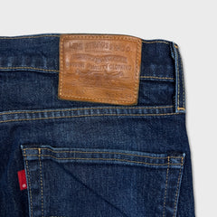 Levi's 510 Skinny Jeans Mens 31x34 Blue Dark Wash Stretch Mid Rise Tapered Leg Denim Pants