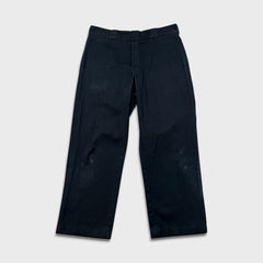 Dickies 874 Pants Mens 34x27 Black Original Fit Workwear Casual Chino Trousers