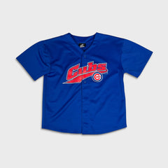 Vintage 1999 Logo Athletic Chicago Cubs Jersey Mens XL Blue Baseball MLB